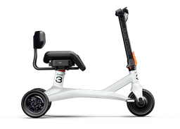 View of the right-hand side of the dashmoto® frame (Lunar White variant)